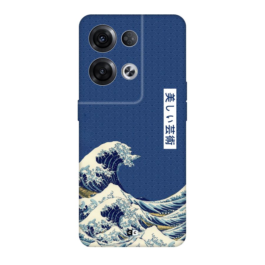 Japanese Art Back Case for Oppo Reno8 Pro 5G