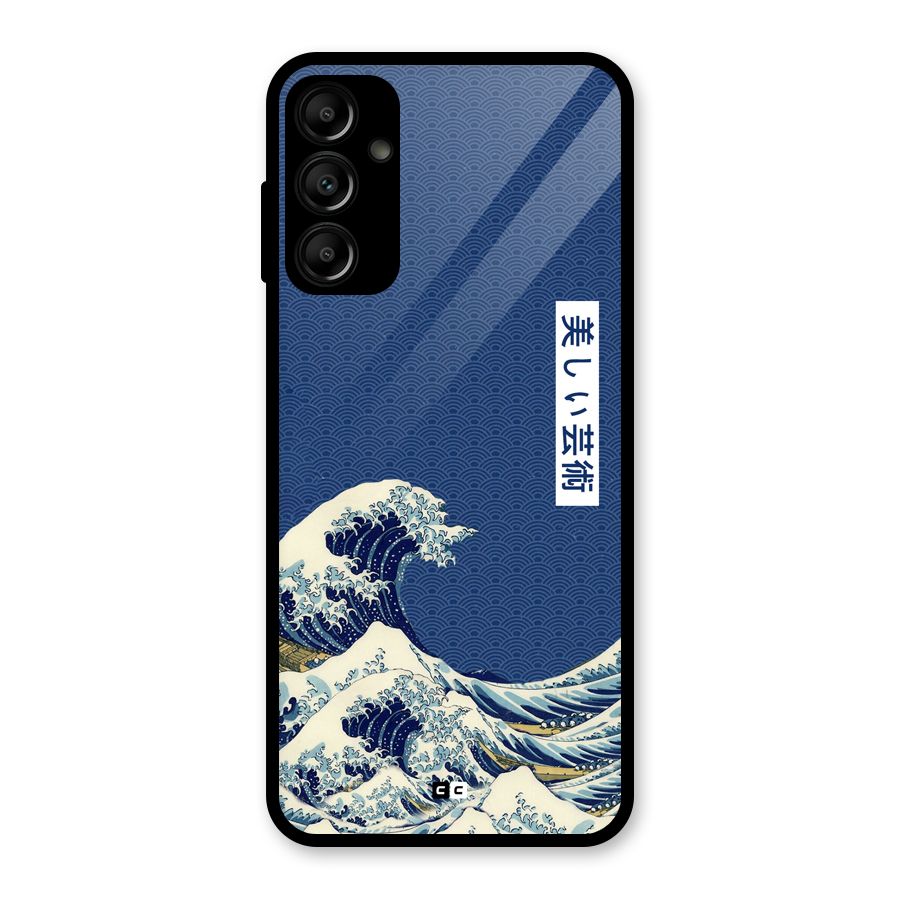Japanese Art Glass Back Case for Galaxy A14 5G
