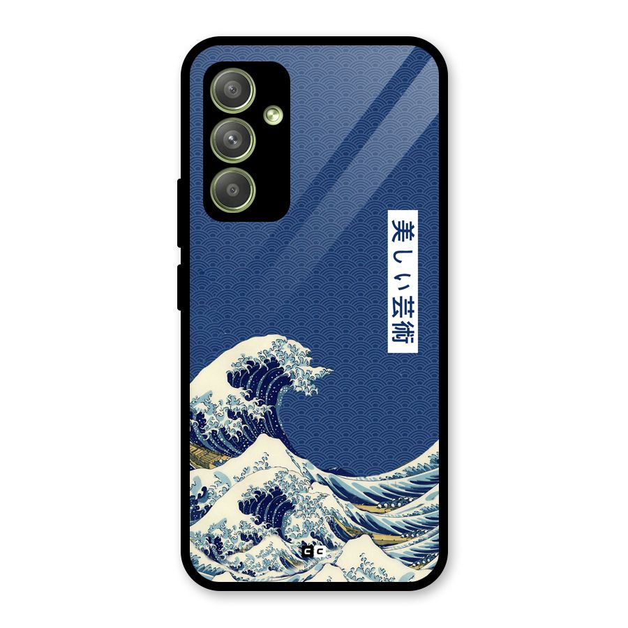 Japanese Art Glass Back Case for Galaxy A54
