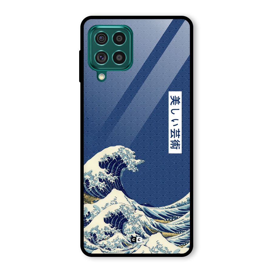 Japanese Art Glass Back Case for Galaxy F62