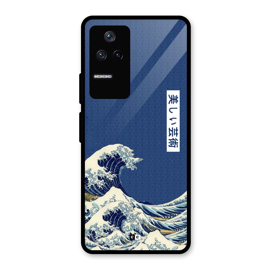 Japanese Art Glass Back Case for Poco F4 5G