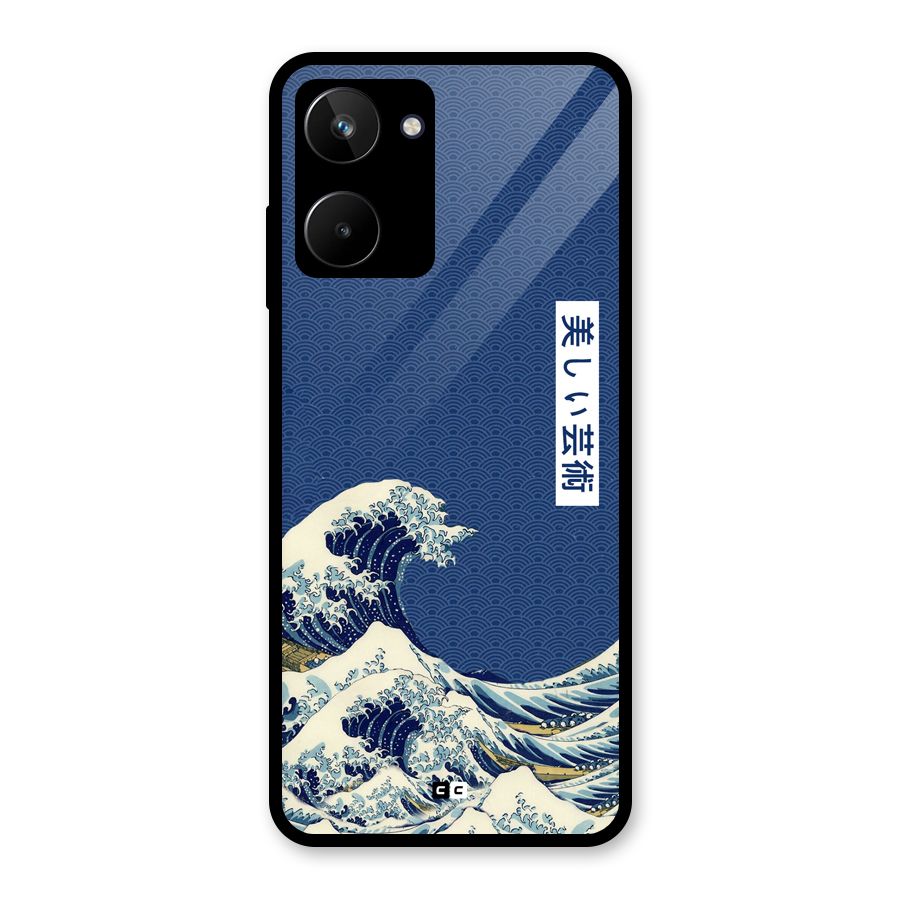 Japanese Art Glass Back Case for Realme 10