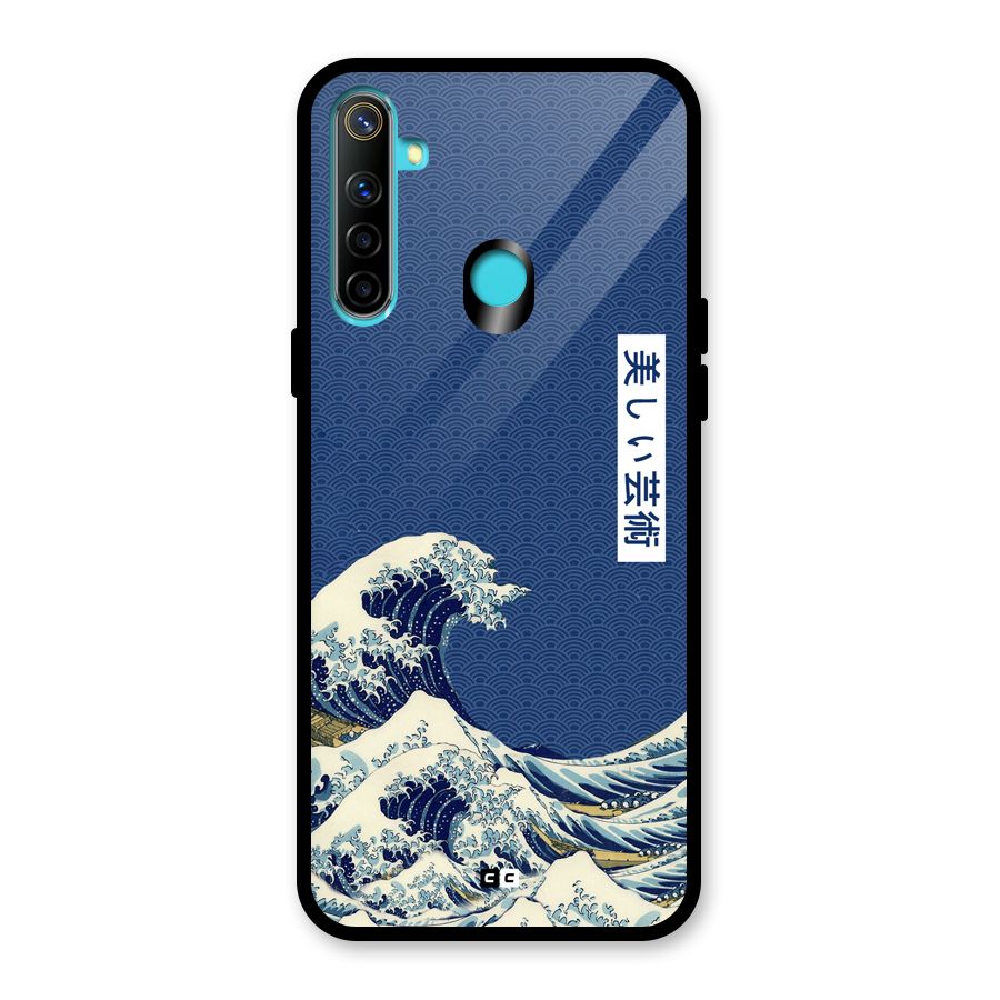Japanese Art Glass Back Case for Realme 5