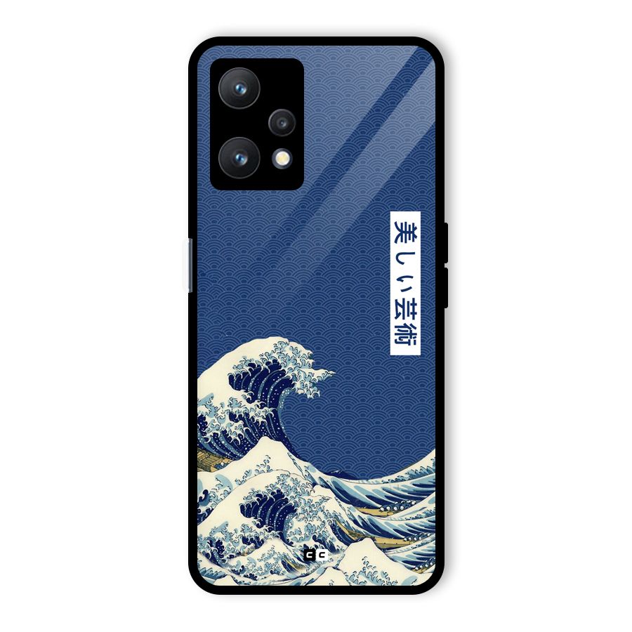Japanese Art Glass Back Case for Realme 9 Pro 5G