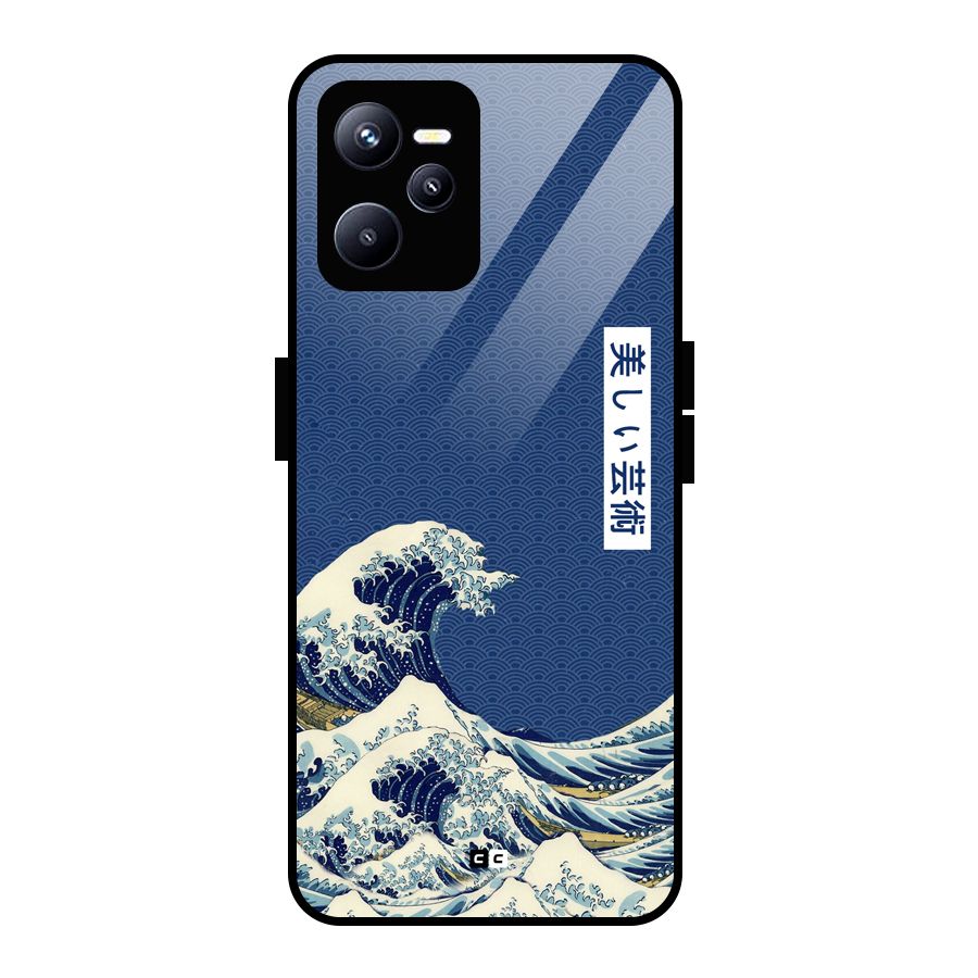 Japanese Art Glass Back Case for Realme C35