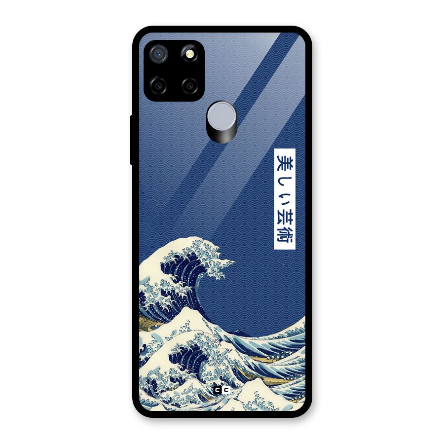 Japanese Art Glass Back Case for Realme Narzo 30A