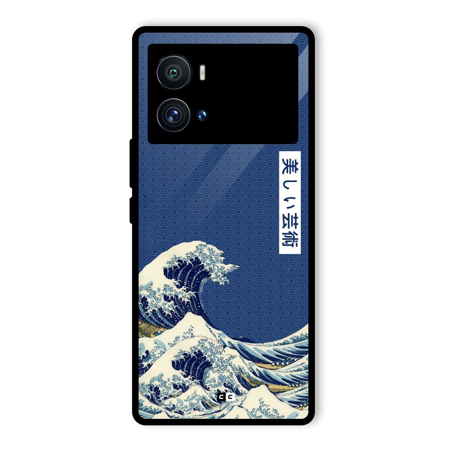 Japanese Art Glass Back Case for Vivo iQOO 9 Pro