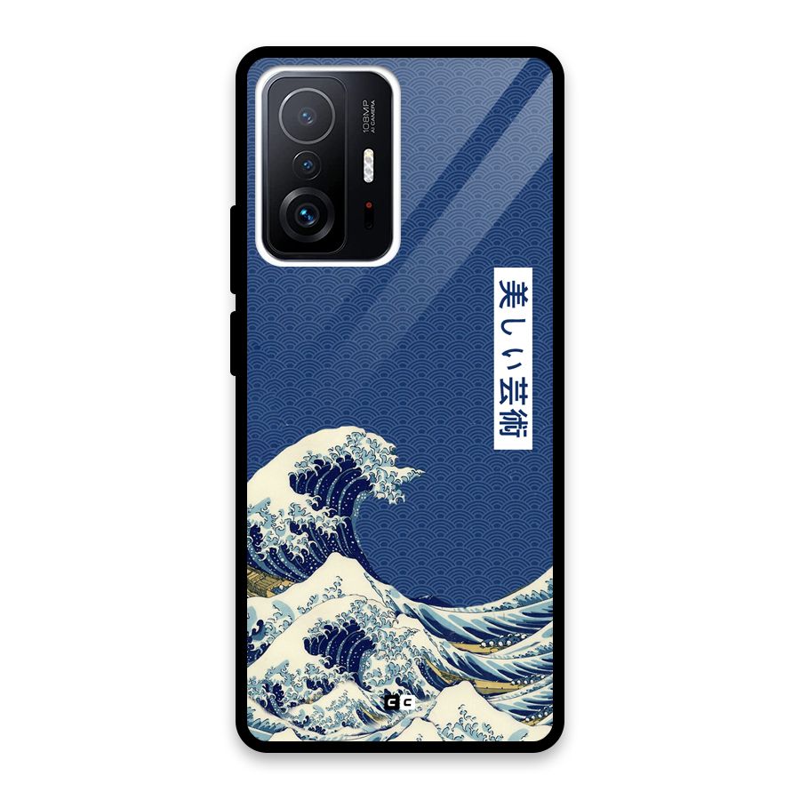 Japanese Art Glass Back Case for Xiaomi 11T Pro