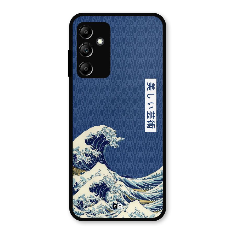 Japanese Art Metal Back Case for Galaxy A14 5G