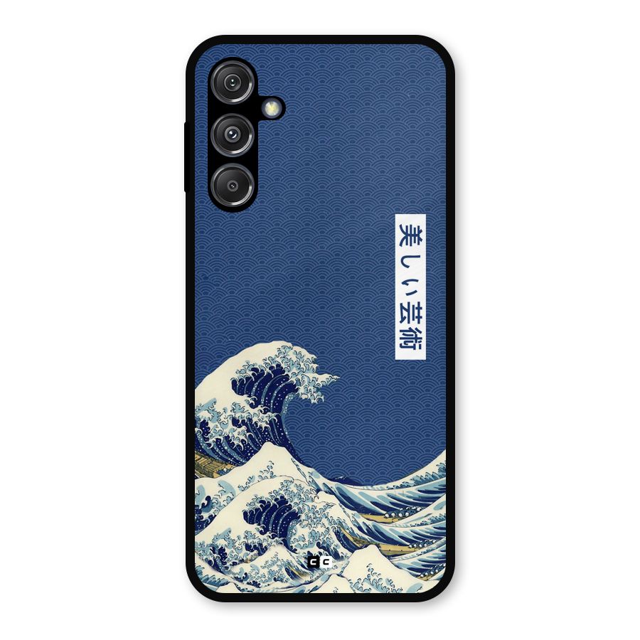 Japanese Art Metal Back Case for Galaxy M34 5G