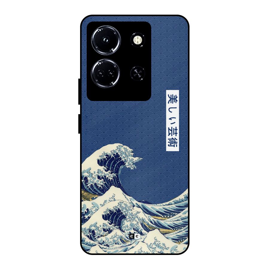 Japanese Art Metal Back Case for Infinix Note 30 5G