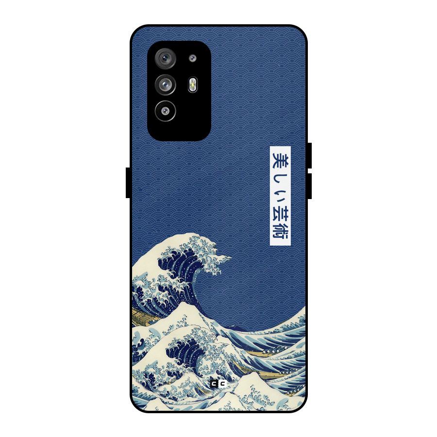 Japanese Art Metal Back Case for Oppo F19 Pro Plus 5G