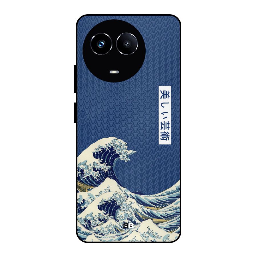Japanese Art Metal Back Case for Realme 11 5G