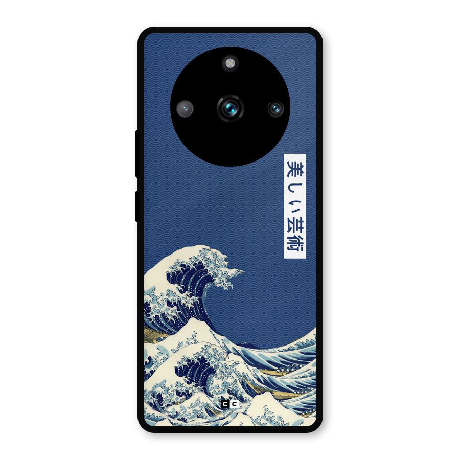 Japanese Art Metal Back Case for Realme 11 Pro Plus