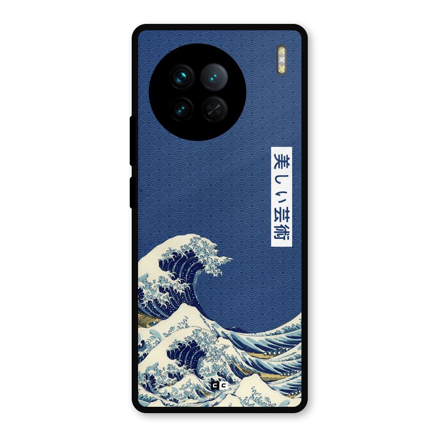 Japanese Art Metal Back Case for Vivo X90