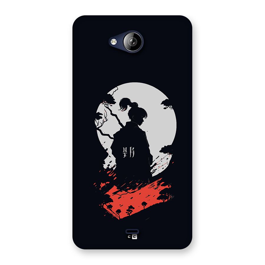 Japanese Warrior Back Case for Canvas Play Q355