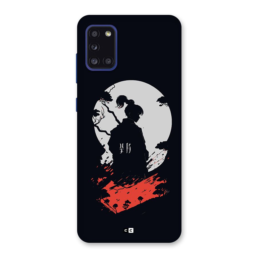 Japanese Warrior Back Case for Galaxy A31