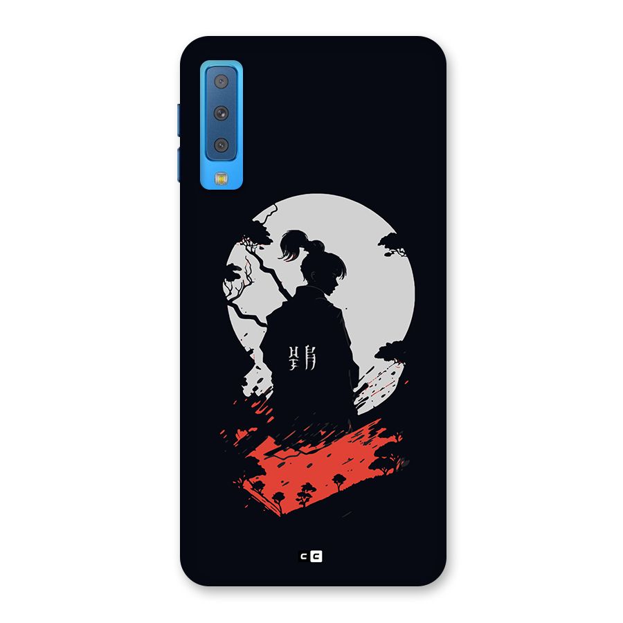 Japanese Warrior Back Case for Galaxy A7 (2018)