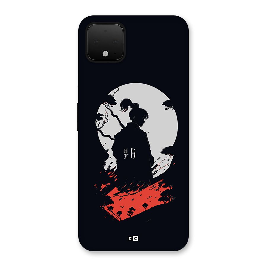 Japanese Warrior Back Case for Google Pixel 4 XL