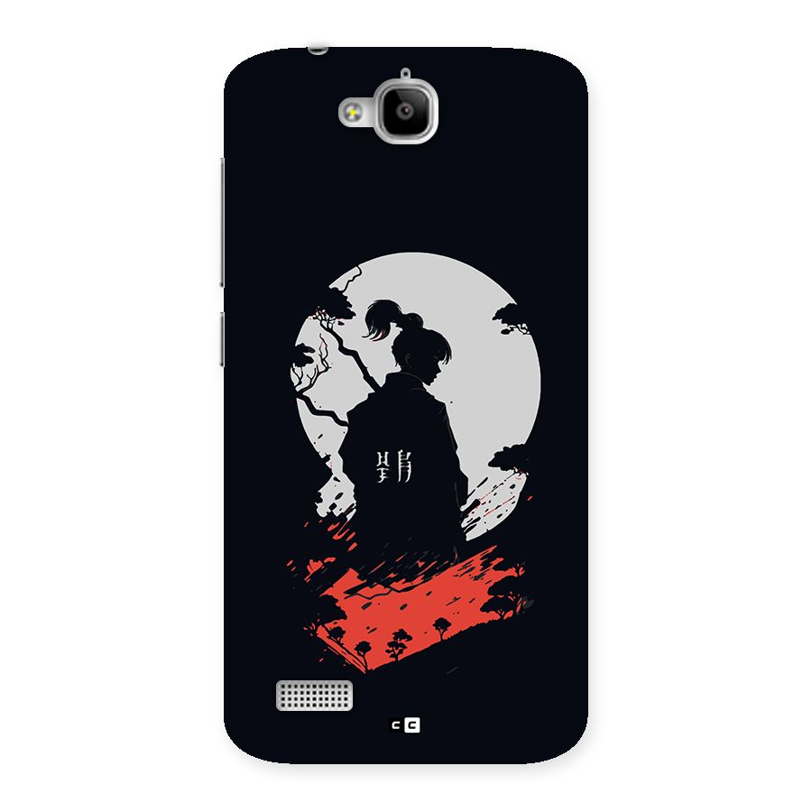 Japanese Warrior Back Case for Honor Holly