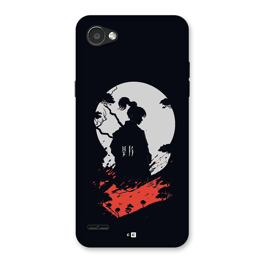 Japanese Warrior Back Case for LG Q6