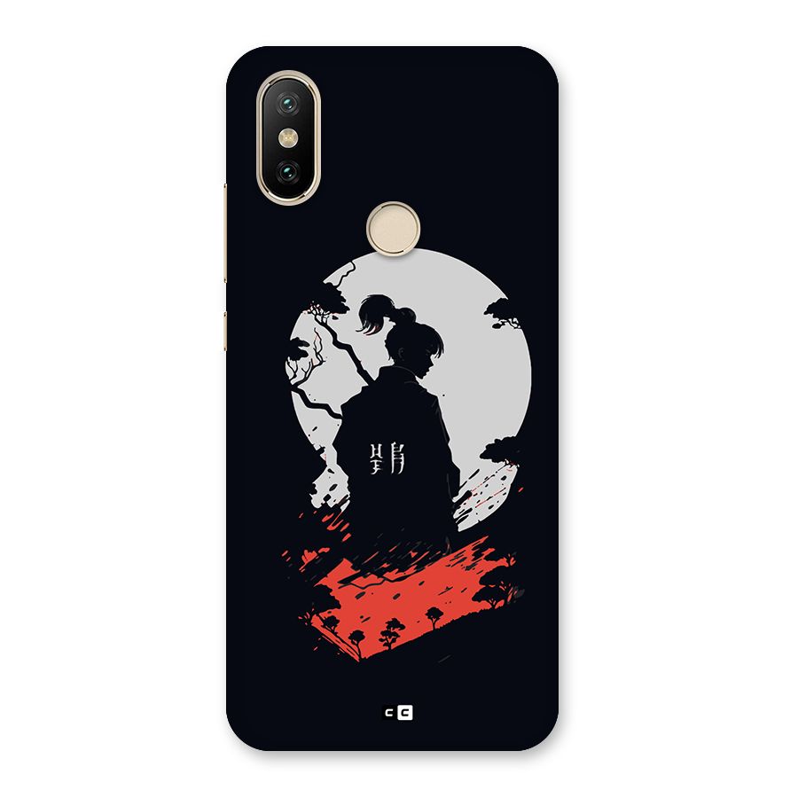Japanese Warrior Back Case for Mi A2
