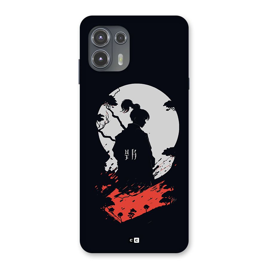 Japanese Warrior Back Case for Motorola Edge 20 Fusion