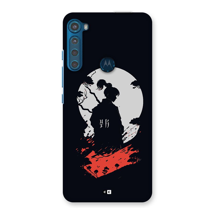 Japanese Warrior Back Case for Motorola One Fusion Plus