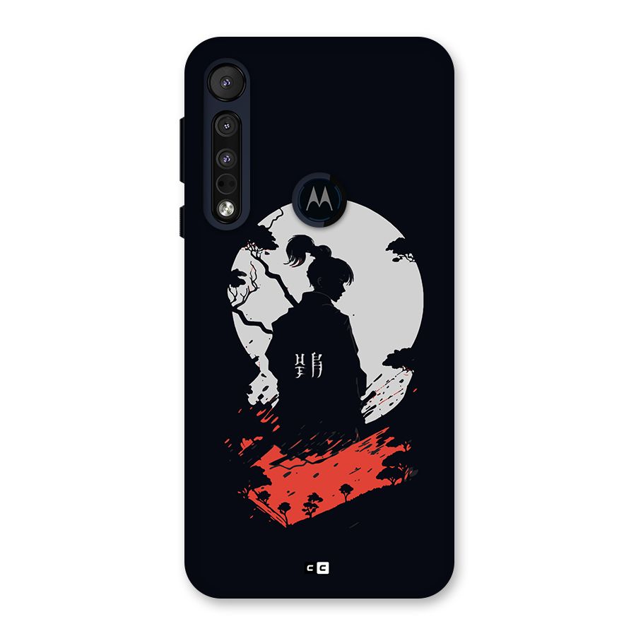 Japanese Warrior Back Case for Motorola One Macro