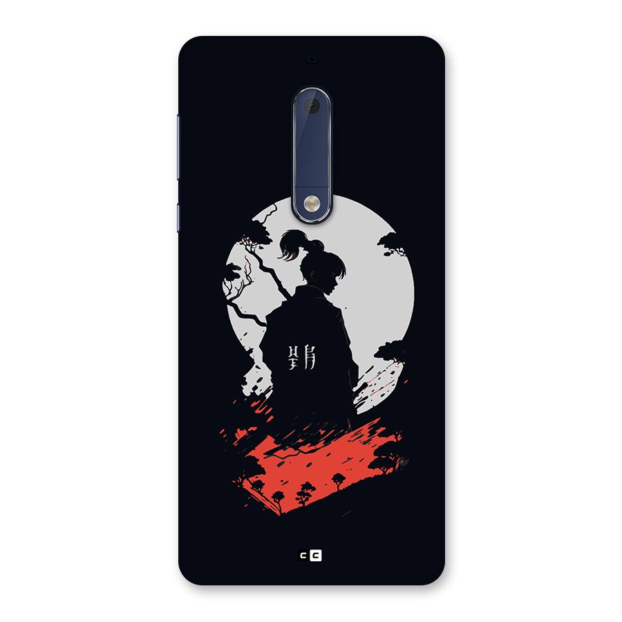 Japanese Warrior Back Case for Nokia 5