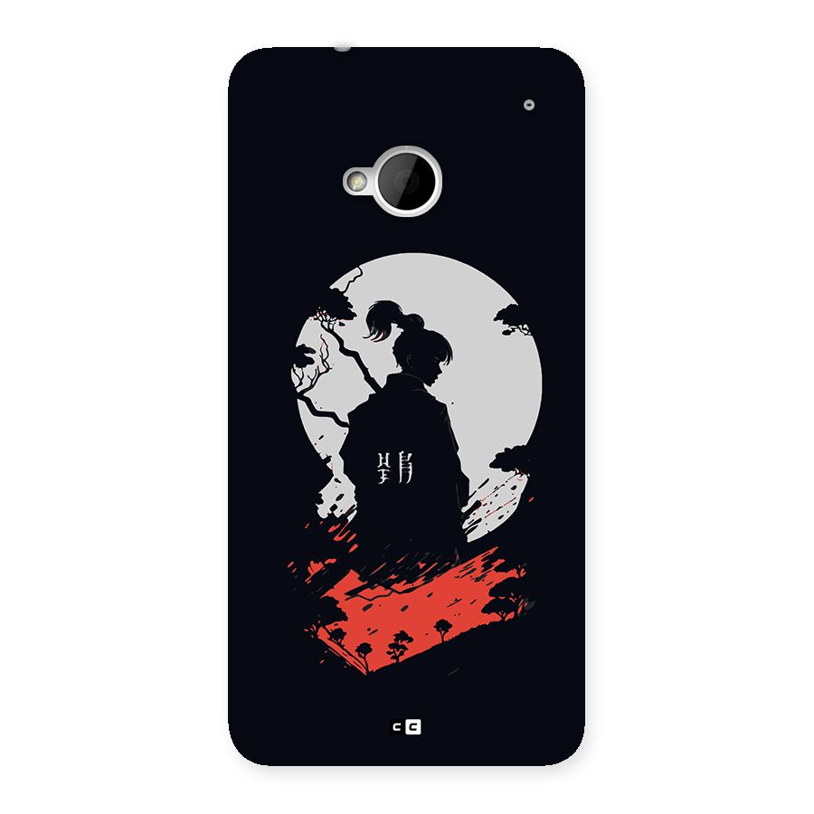 Japanese Warrior Back Case for One M7 (Single Sim)