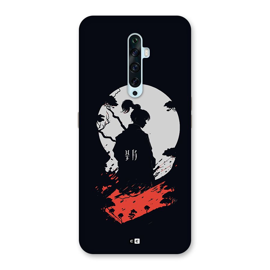 Japanese Warrior Back Case for Oppo Reno2 F