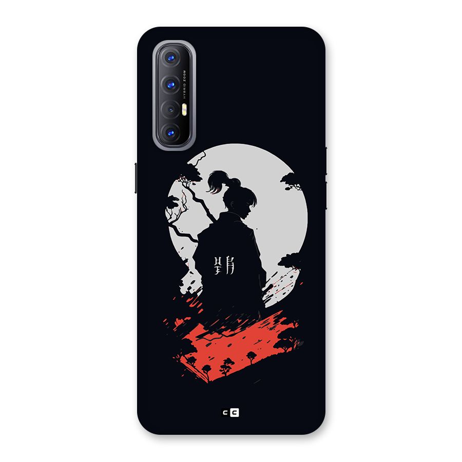 Japanese Warrior Back Case for Oppo Reno3 Pro