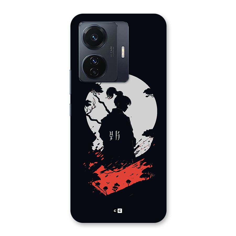 Japanese Warrior Back Case for Vivo T1 Pro