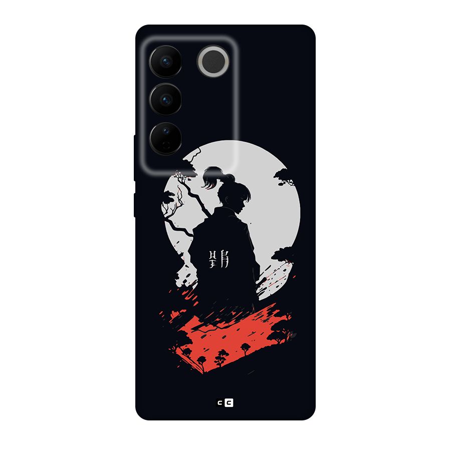 Japanese Warrior Back Case for Vivo V27