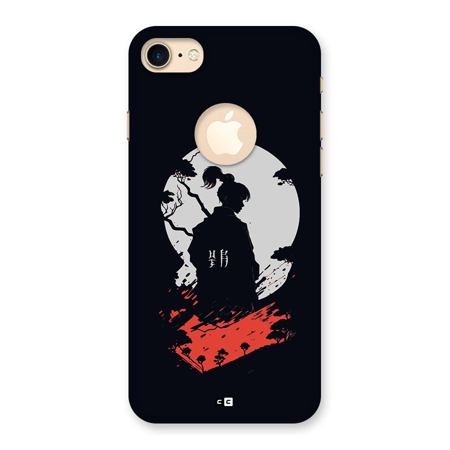Japanese Warrior Back Case for iPhone 7 Logo Cut