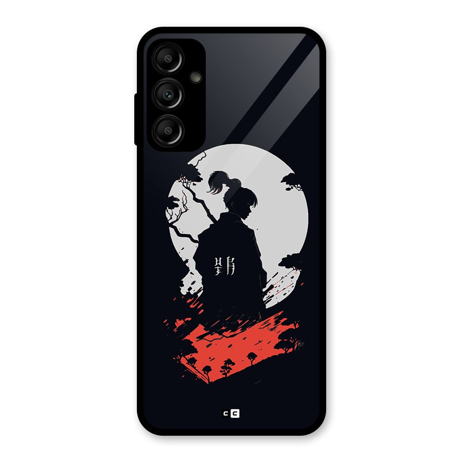 Japanese Warrior Glass Back Case for Galaxy A14 5G