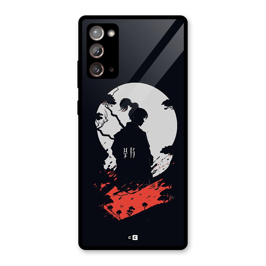 Japanese Warrior Glass Back Case for Galaxy Note 20
