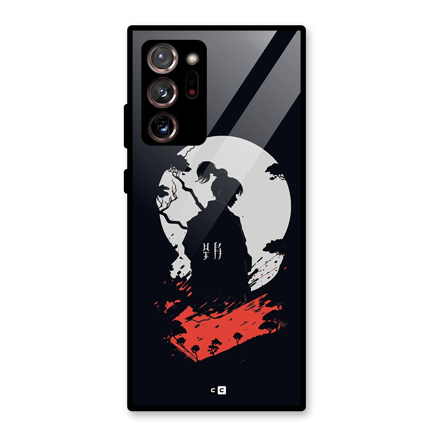 Japanese Warrior Glass Back Case for Galaxy Note 20 Ultra