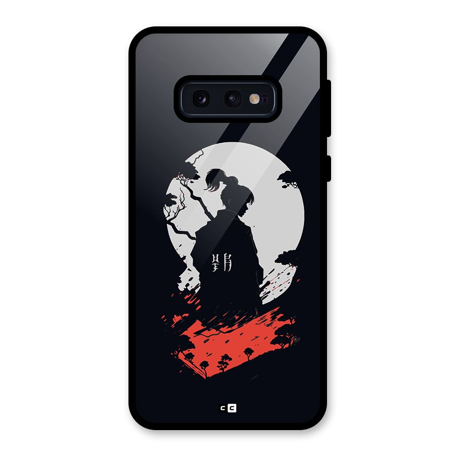 Japanese Warrior Glass Back Case for Galaxy S10e