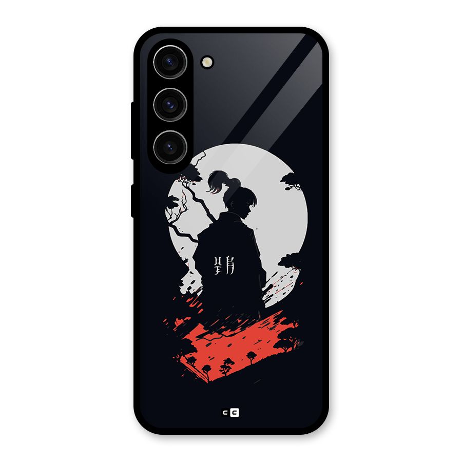 Japanese Warrior Glass Back Case for Galaxy S23