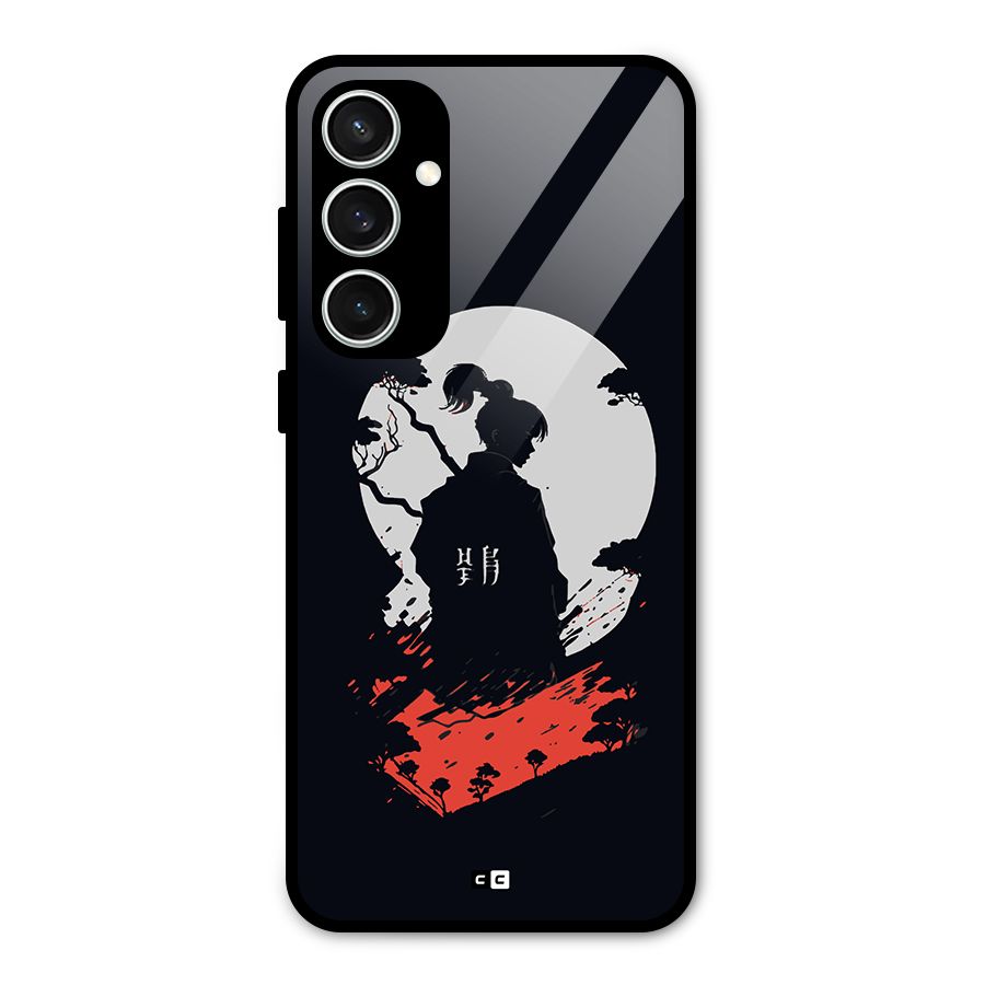 Japanese Warrior Glass Back Case for Galaxy S23 FE