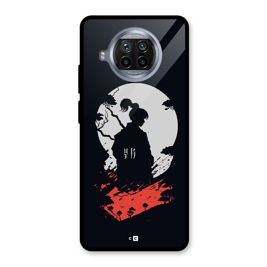 Japanese Warrior Glass Back Case for Mi 10i