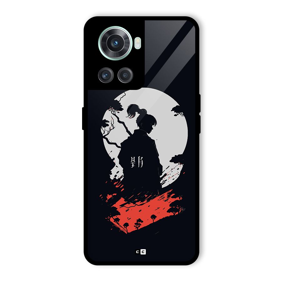 Japanese Warrior Glass Back Case for OnePlus 10R