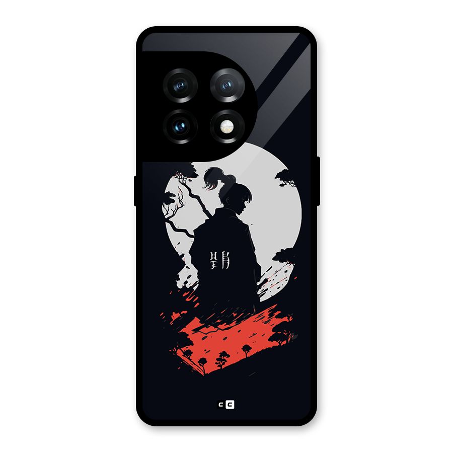 Japanese Warrior Glass Back Case for OnePlus 11