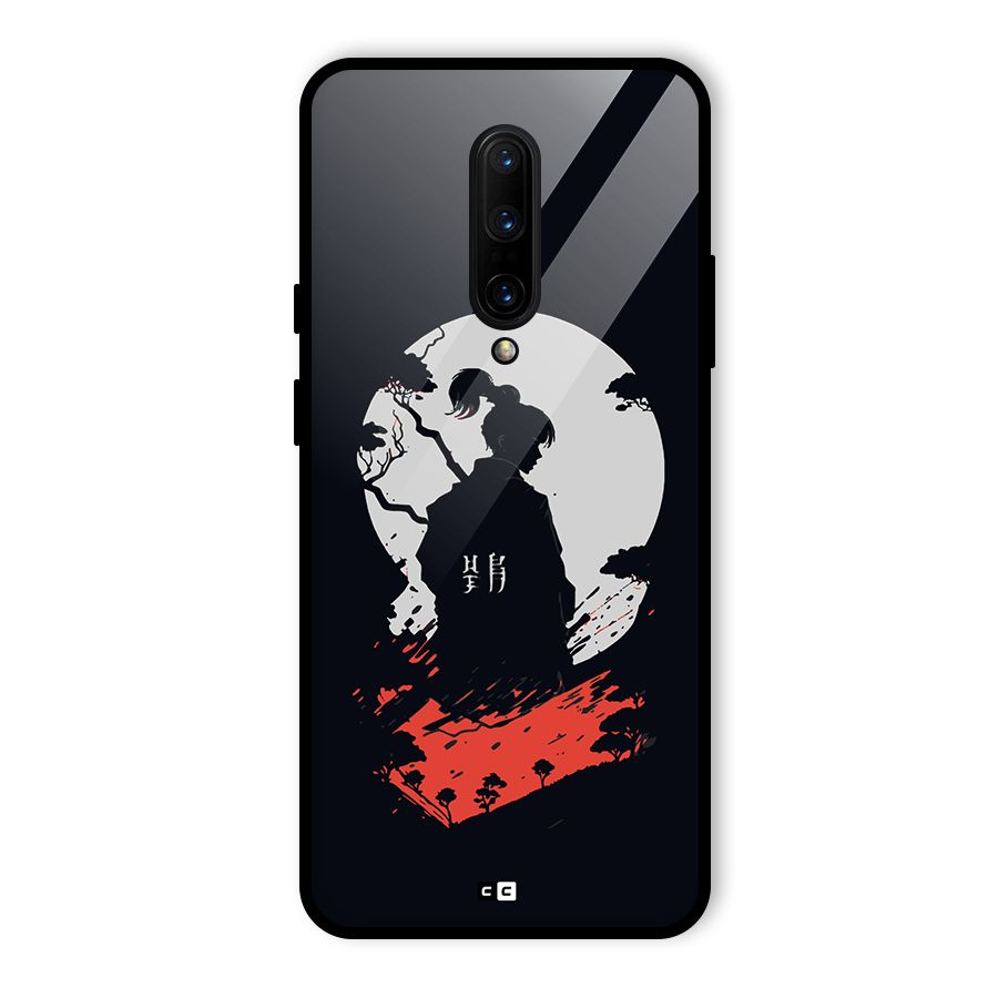Japanese Warrior Glass Back Case for OnePlus 7 Pro
