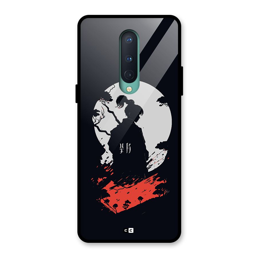 Japanese Warrior Glass Back Case for OnePlus 8