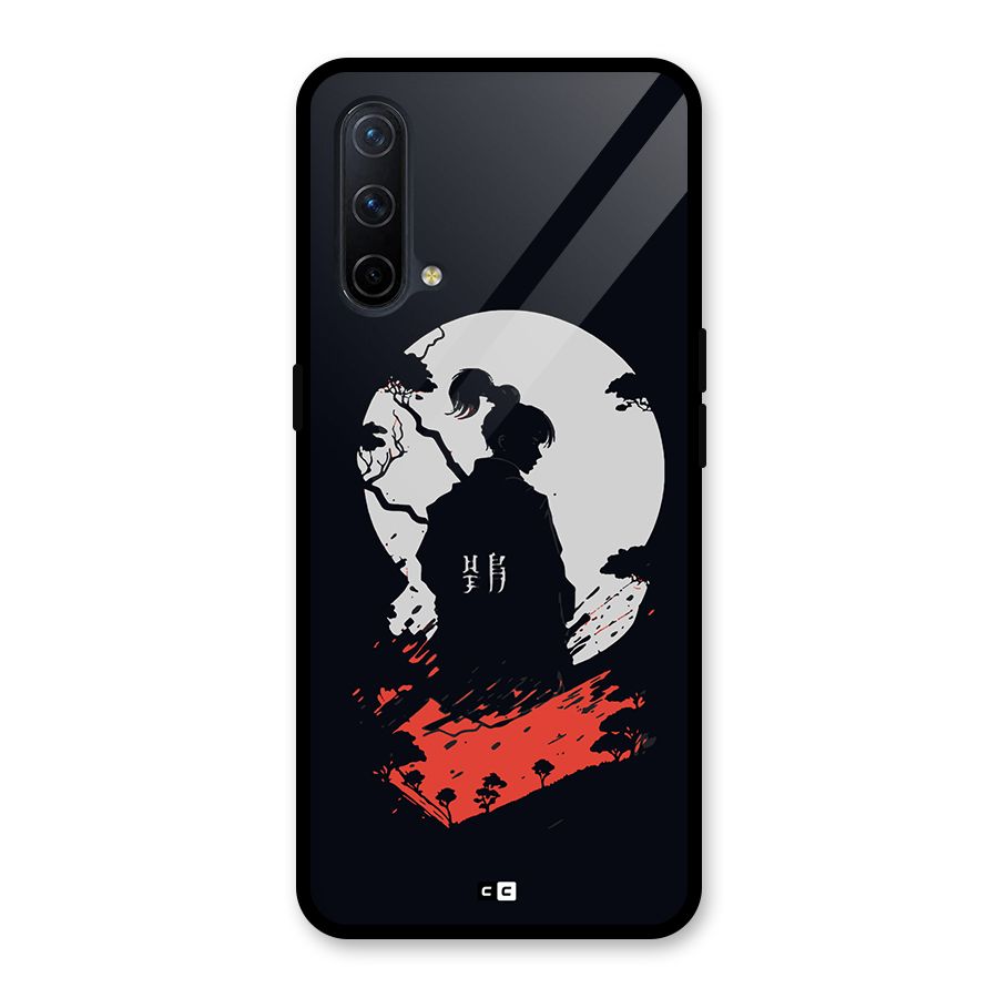 Japanese Warrior Glass Back Case for OnePlus Nord CE 5G
