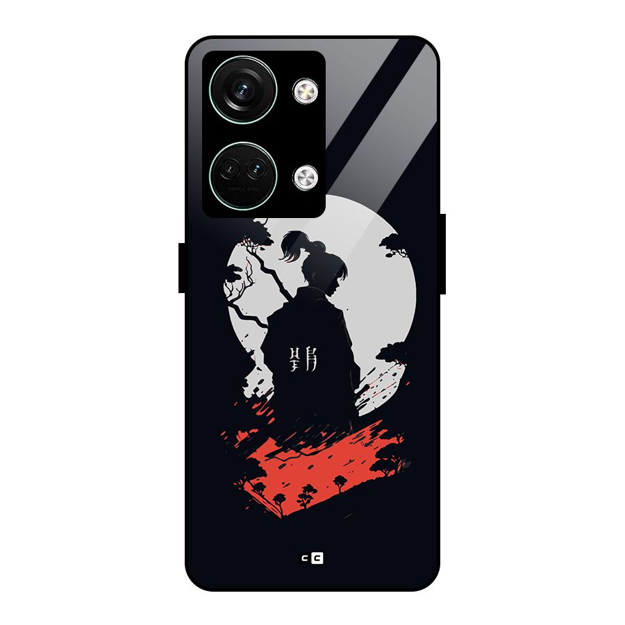 Japanese Warrior Glass Back Case for Oneplus Nord 3