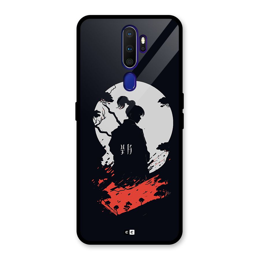 Japanese Warrior Glass Back Case for Oppo A9 (2020)